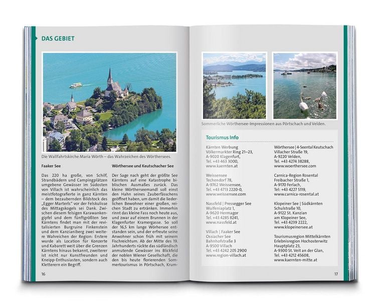 Produktbild: KOMPASS Wanderf&uuml;hrer K&auml;rntner Seen, 55 Touren mit Extra-Tourenkarte