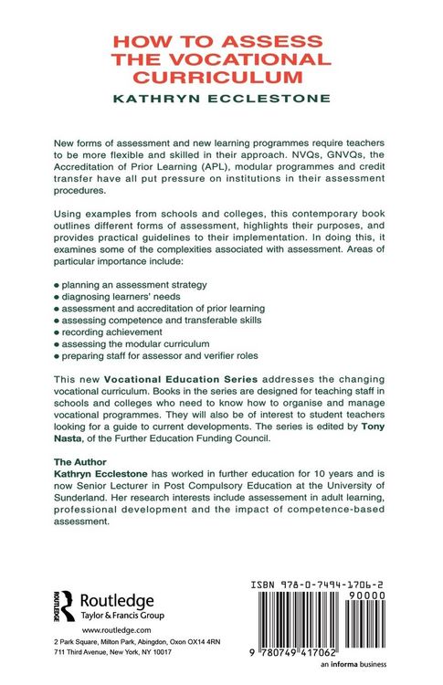 Produktbild: How to Assess the Vocational Curriculum