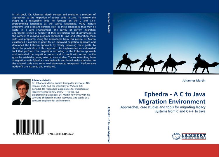 Produktbild: Ephedra - A C to Java Migration Environment