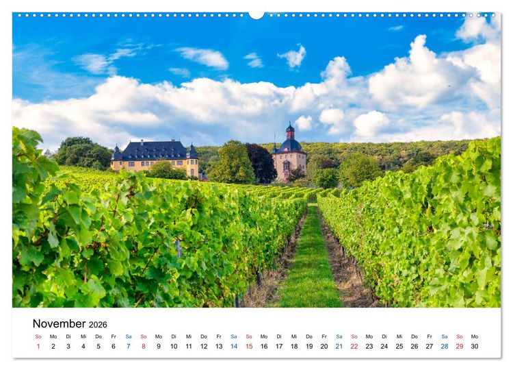 Produktbild: Rheingau - Rhein Riesling Kultur (Wandkalender 2026 DIN A2 quer), CALVENDO Monatskalender