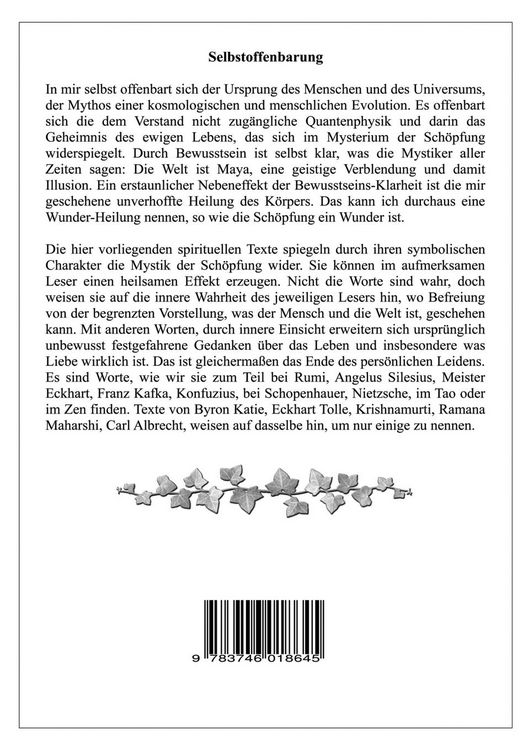 Produktbild: Das Mysterium der Sch&ouml;pfung oder die Architektur des Geistes