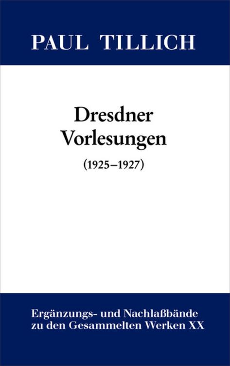 Produktbild: Dresdner Vorlesungen