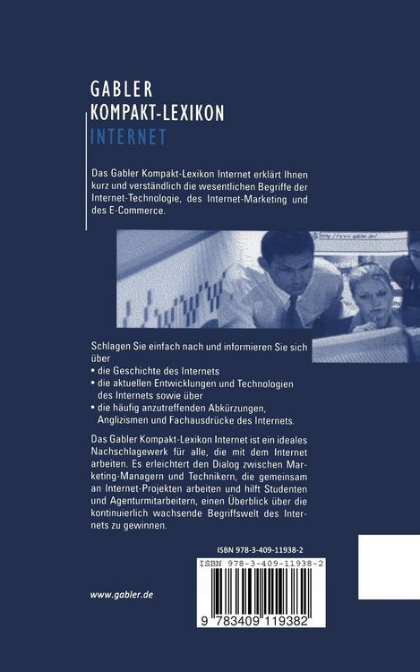 Produktbild: Gabler Kompakt-Lexikon Internet