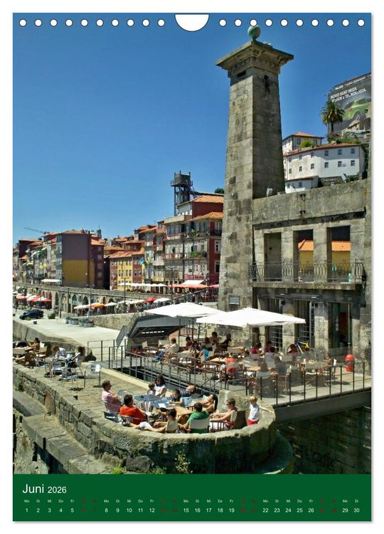 Produktbild: Farbiges Porto (Wandkalender 2026 DIN A4 hoch), CALVENDO Monatskalender