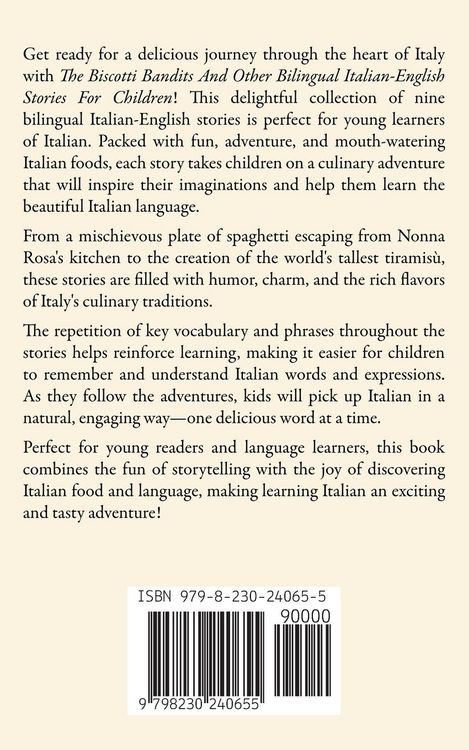 Produktbild: The Biscotti Bandits And Other Bilingual Italian-English Stories For Children
