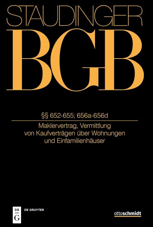 Produktbild: &sect;&sect; 652-655; 656a-656d