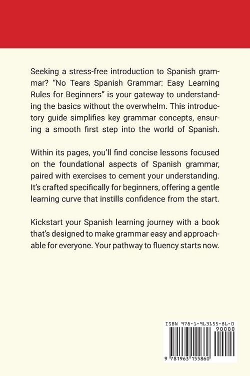 Produktbild: No Tears Spanish Grammar