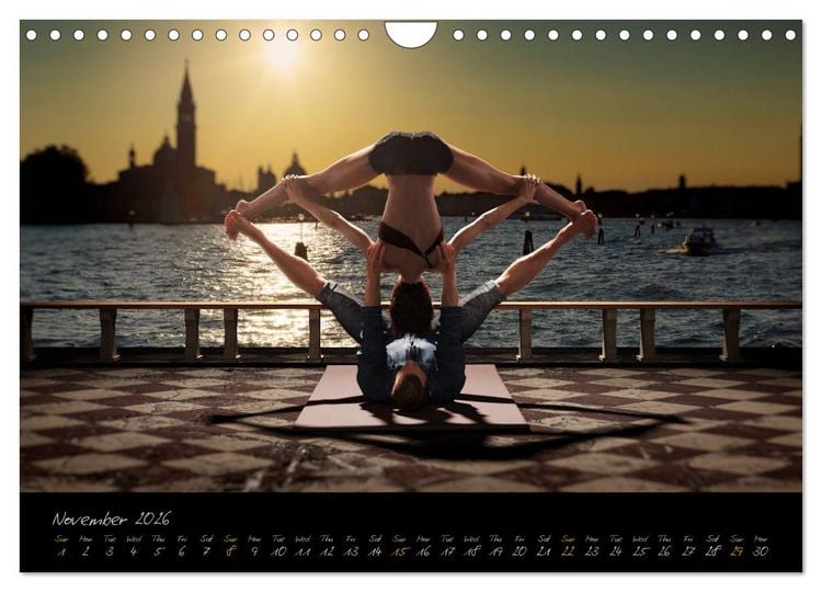 Produktbild: Yoga Couples - Harmony and Passion (Wall Calendar 2026 DIN A4 landscape), CALVENDO 12 Month Wall Calendar