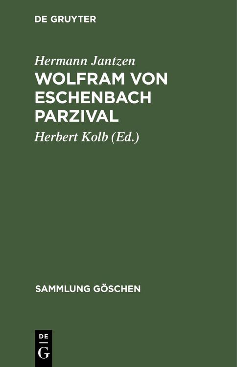Produktbild: Wolfram von Eschenbach Parzival
