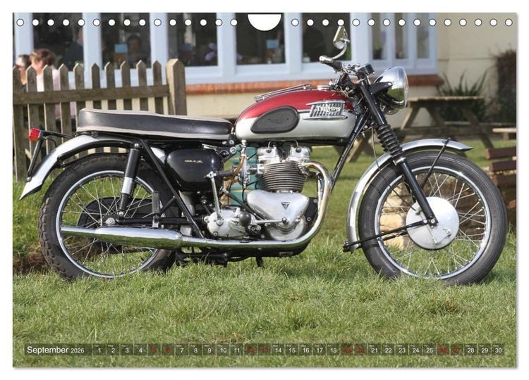 Produktbild: Classic Motorcycles (Wall Calendar 2026 DIN A4 landscape), CALVENDO 12 Month Wall Calendar