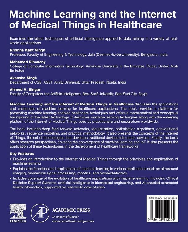 Produktbild: Machine Learning and the Internet of Medical Things in Healthcare