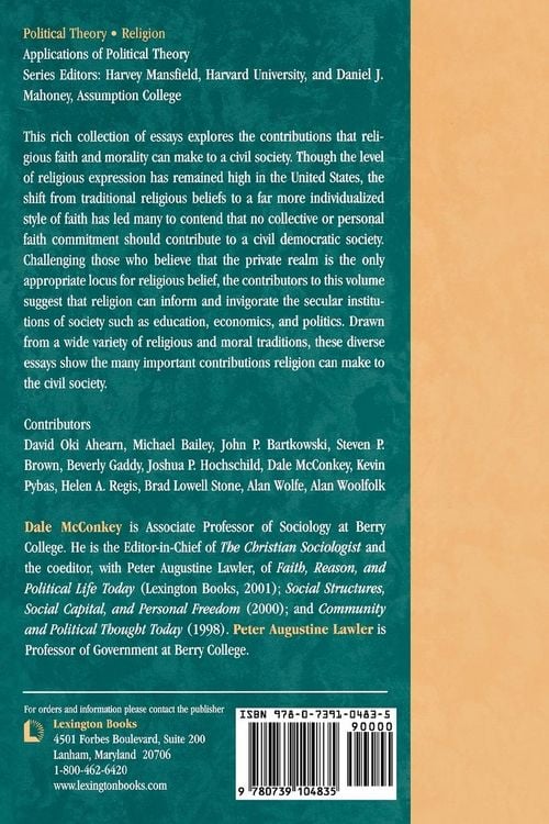 Produktbild: Faith, Morality, and Civil Society