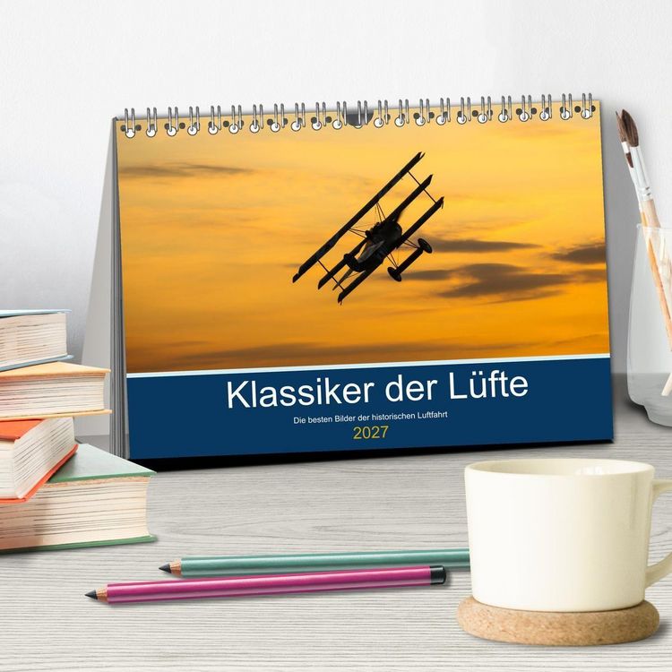 Produktbild: Klassiker der L&uuml;fte (Tischkalender 2027 DIN A5 quer), CALVENDO Monatskalender