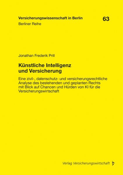 Produktbild: K&uuml;nstliche Intelligenz und Versicherung