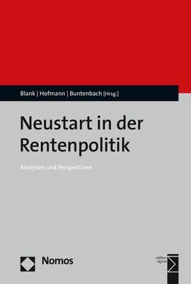 Produktbild: Neustart in der Rentenpolitik