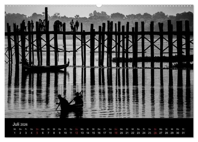 Produktbild: Myanmar - Eindr&uuml;cke (Wandkalender 2026 DIN A2 quer), CALVENDO Monatskalender