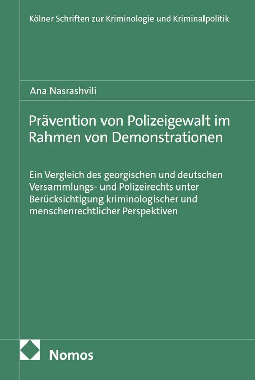Produktbild: Pr&auml;vention von Polizeigewalt im Rahmen von Demonstrationen