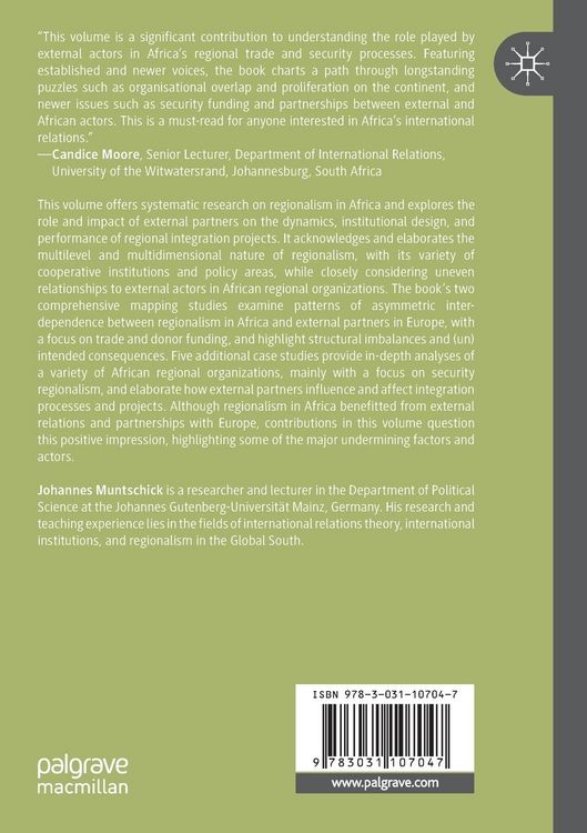 Produktbild: Regionalism in Africa and External Partners