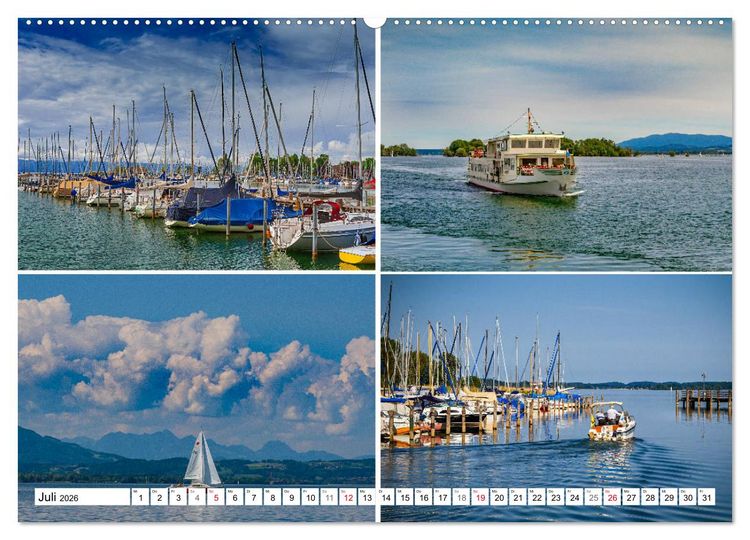 Produktbild: Chiemgau-Highlights (hochwertiger Premium Wandkalender 2026 DIN A2 quer), Kunstdruck in Hochglanz