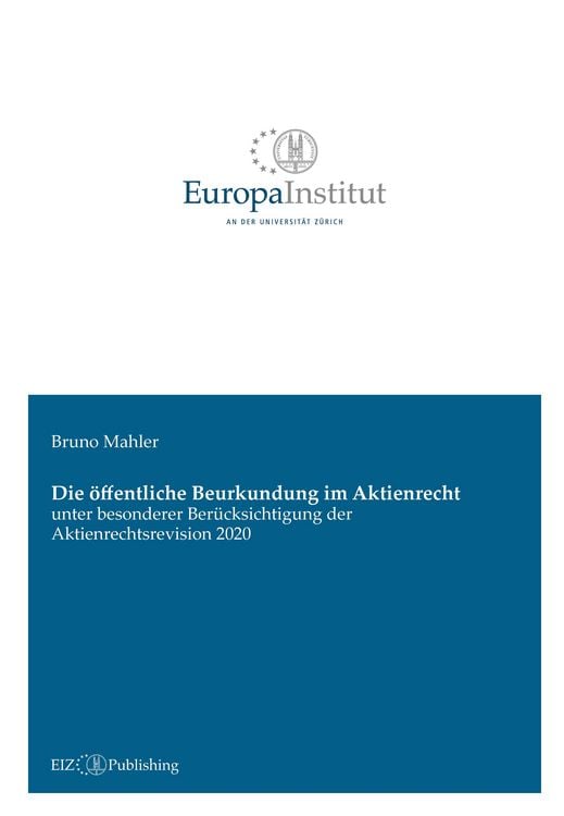Produktbild: Die &ouml;ffentliche Beurkundung im Aktienrecht