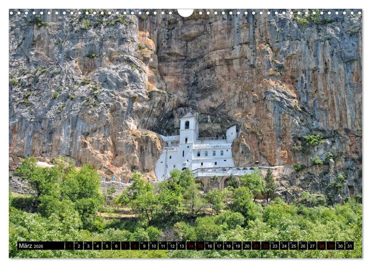 Produktbild: Unterwegs in Montenegro (Wandkalender 2026 DIN A3 quer), CALVENDO Monatskalender