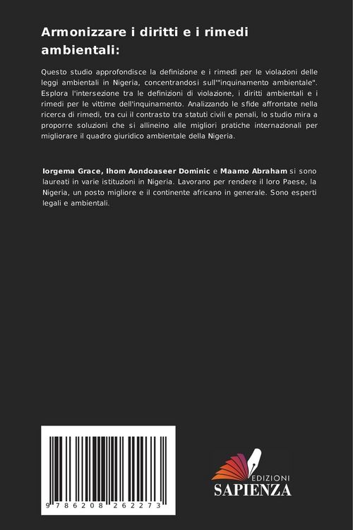 Produktbild: Armonizzare i diritti e i rimedi ambientali: