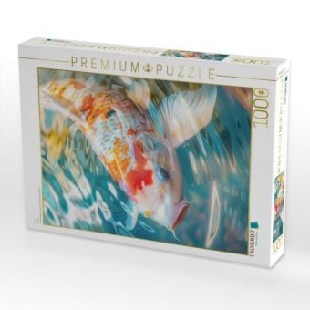 Produktbild: CALVENDO Puzzle Koi | 1000 Teile Lege-Gr&ouml;&szlig;e 64x48cm Foto-Puzzle f&uuml;r gl&uuml;ckliche Stunden