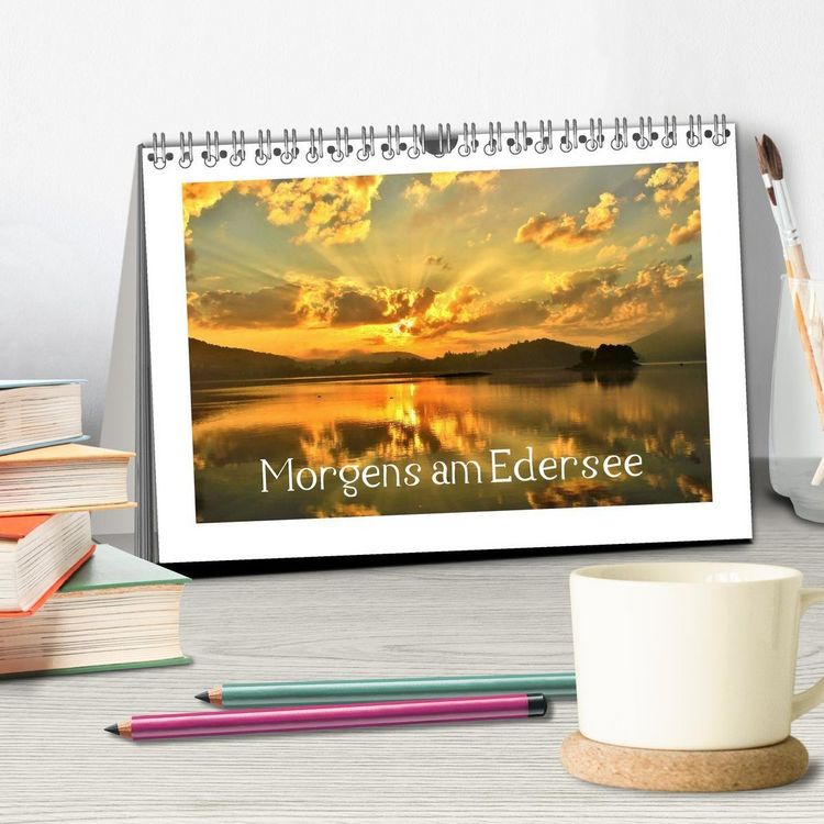 Produktbild: Morgens am Edersee (Tischkalender 2027 DIN A5 quer), CALVENDO Monatskalender
