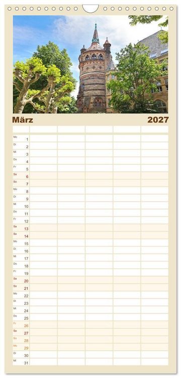 Produktbild: Familienplaner 2027 - Worms - historisch und sagenhaft mit 5 Spalten (Wandkalender, 21 x 45 cm) CALVENDO
