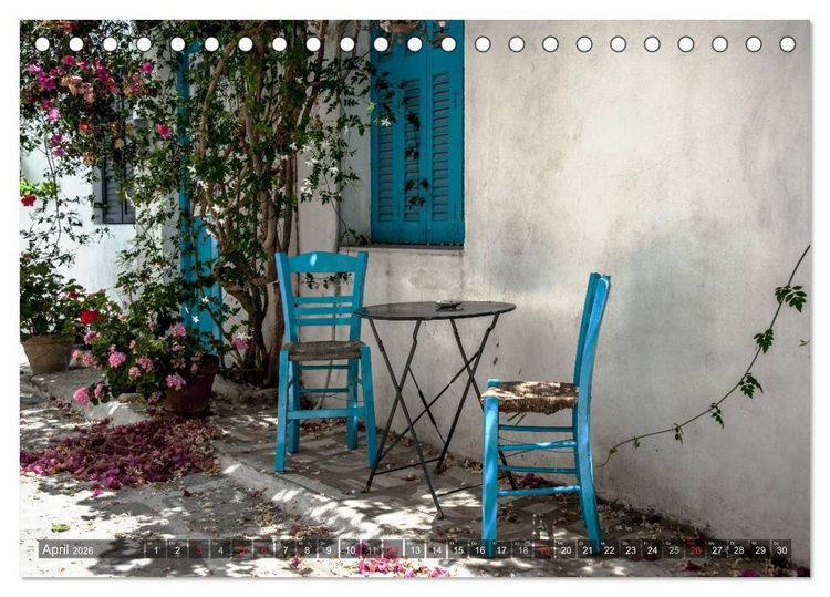 Produktbild: Griechische Momente (Tischkalender 2026 DIN A5 quer), CALVENDO Monatskalender