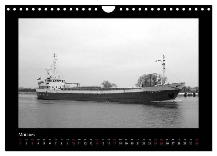 Produktbild: Alte Schiffe (Wandkalender 2026 DIN A4 quer), CALVENDO Monatskalender