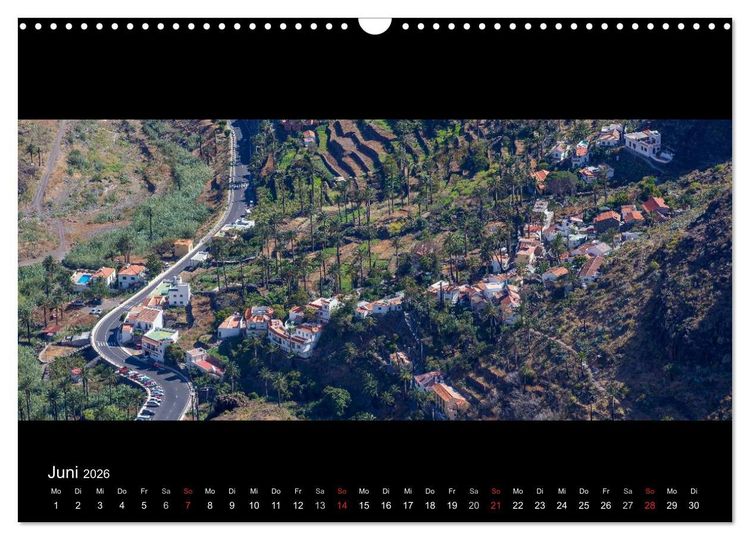 Produktbild: La Gomera - Kanarisches Naturparadies (Wandkalender 2026 DIN A3 quer), CALVENDO Monatskalender