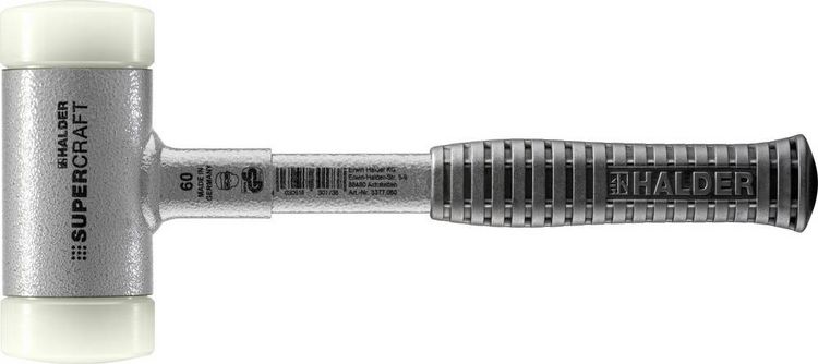 Produktbild: Halder SUPERCRAFT 3377.060 Schonhammer ergonomischer Griff, hart 1750g 325mm 1St.