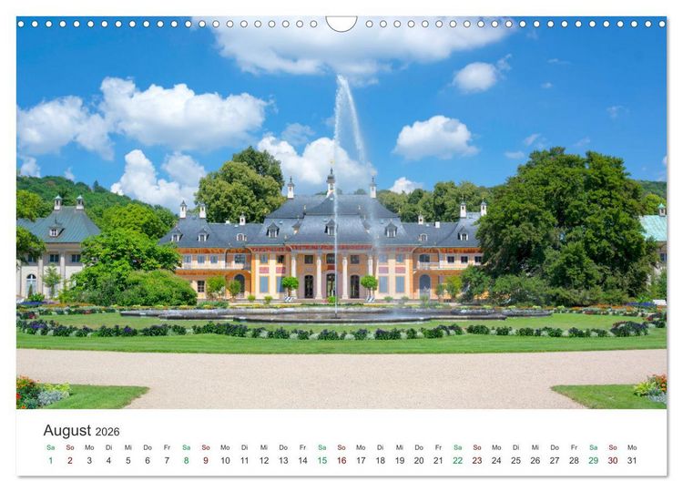 Produktbild: Schl&ouml;sser - Bauwerke der Vergangenheit (Wandkalender 2026 DIN A3 quer), CALVENDO Monatskalender