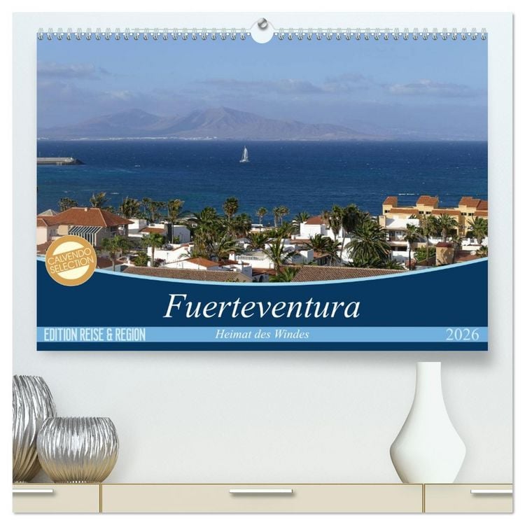 Produktbild: Fuerteventura - Heimat des Windes (hochwertiger Premium Wandkalender 2026 DIN A2 quer), Kunstdruck in Hochglanz
