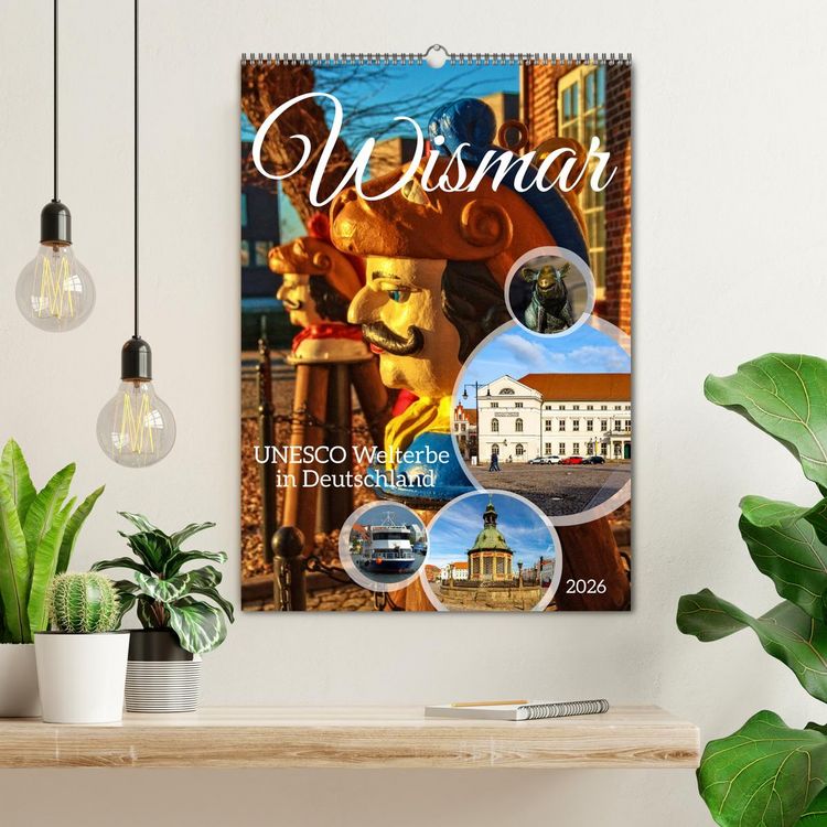 Produktbild: Wismar - UNESCO Welterbe in Deutschland (Wandkalender 2026 DIN A2 hoch), CALVENDO Monatskalender