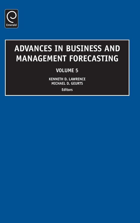 Produktbild: Advances in Business and Management Forecasting
