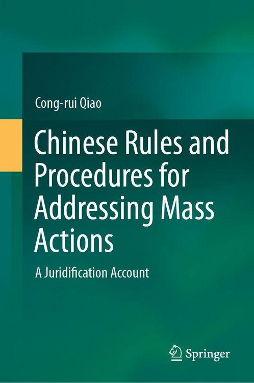 Produktbild: Chinese Rules and Procedures for Addressing Mass Actions