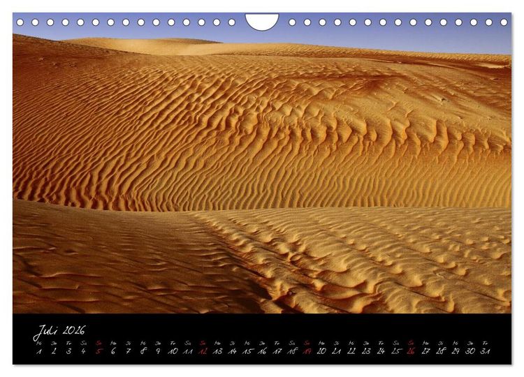 Produktbild: Farben der W&uuml;ste (Wandkalender 2026 DIN A4 quer), CALVENDO Monatskalender