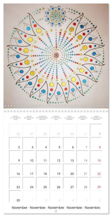 Produktbild: Sacred Geometry Healing (Wall Calendar 2026 12 &times; 12 Inch) CALVENDO 12 Month Wall Calendar