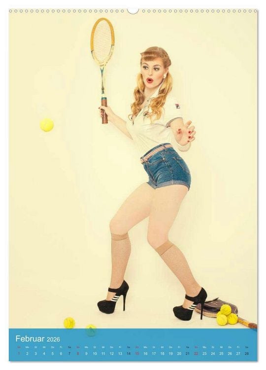 Produktbild: PinUp Girls 50er Jahre (hochwertiger Premium Wandkalender 2026 DIN A2 hoch), Kunstdruck in Hochglanz