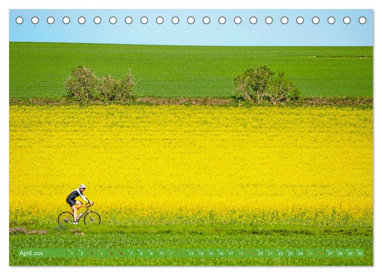 Produktbild: Sonne in den Speichen - Faszination Rennrad (Tischkalender 2026 DIN A5 quer), CALVENDO Monatskalender