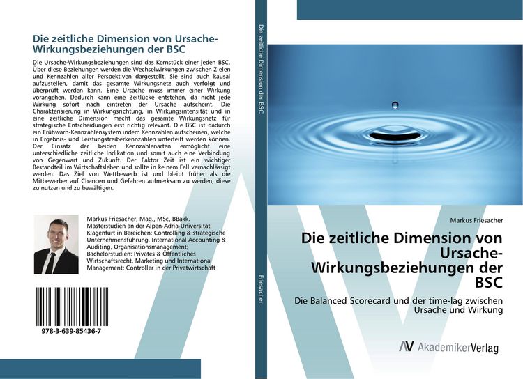 Produktbild: Die zeitliche Dimension von Ursache-Wirkungsbeziehungen der BSC