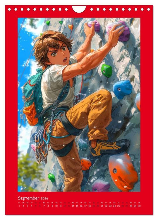 Produktbild: Anime Kids. Outdoor Kinderspa&szlig; und Sport (Wandkalender 2026 DIN A4 hoch), CALVENDO Monatskalender