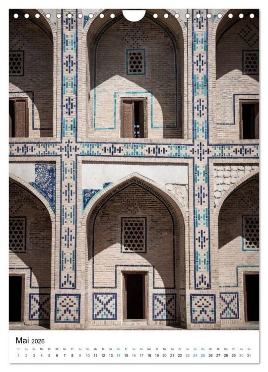 Produktbild: Usbekistan - Faszinierende Architektur entlang der Seidenstra&szlig;e (Wandkalender 2026 DIN A4 hoch), CALVENDO Monatskalender