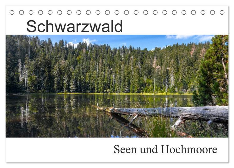 Produktbild: Schwarzwald, Seen und Hochmoore (Tischkalender 2026 DIN A5 quer), CALVENDO Monatskalender