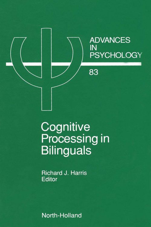 Produktbild: Cognitive Processing in Bilinguals