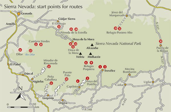 Produktbild: Walking and Trekking in the Sierra Nevada