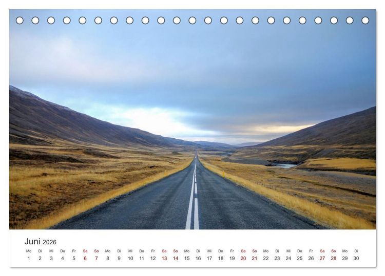 Produktbild: Island - Mehr als nur eine Insel. (Tischkalender 2026 DIN A5 quer), CALVENDO Monatskalender