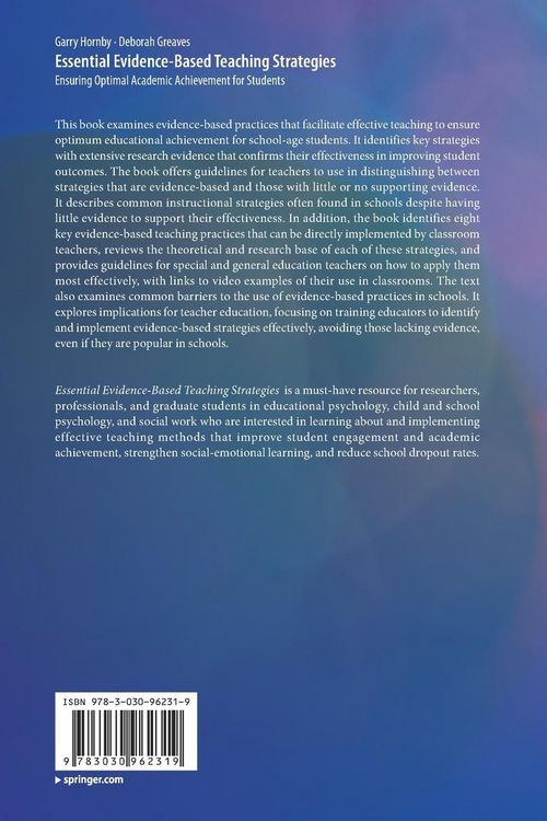 Produktbild: Essential Evidence-Based Teaching Strategies